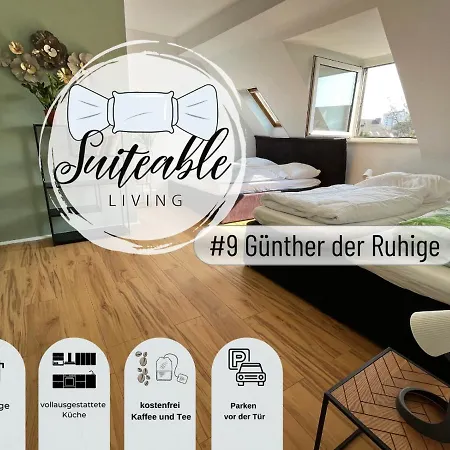 Suiteable Living - #9 Gunther Der Ruhige Apartment *